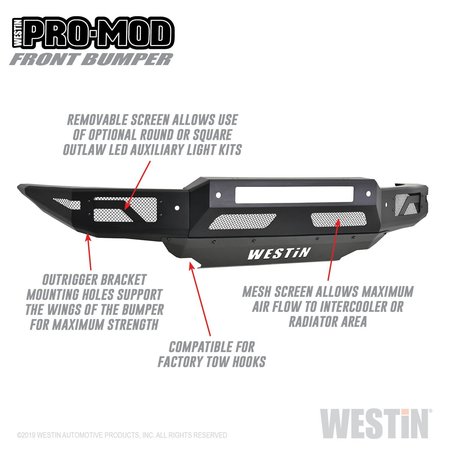 Westin Pro-Mod Front Bumper 58-41085